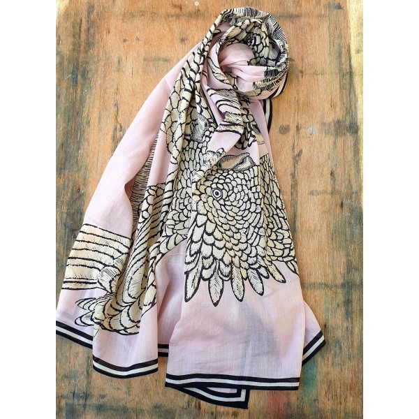 Inoui Editions medvilnės skara CARACAT NUDE